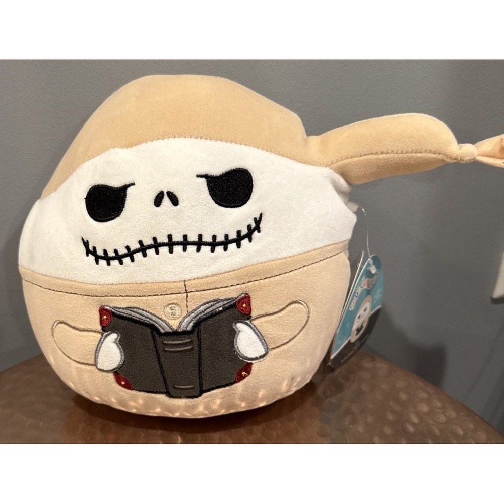 Squishmallows 8" Nightmare Before Christmas Jack Skellington Pajamas Plush Toy